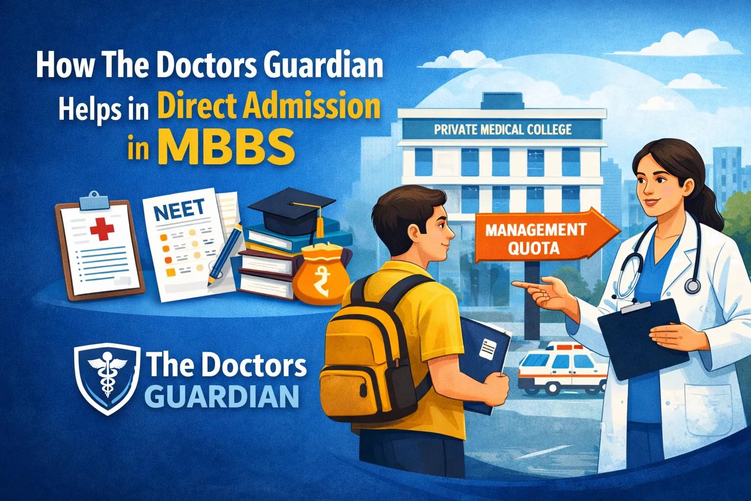 Direct Admission in MBBS 2026: Fees Structure, Cut-Off & Counseling